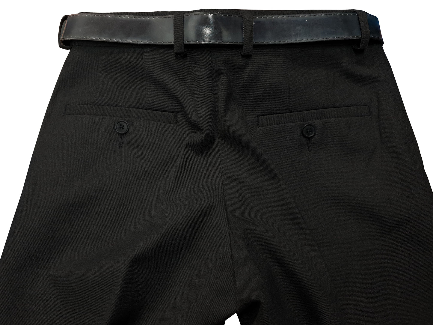 Boys Black Slim Fit Trouser