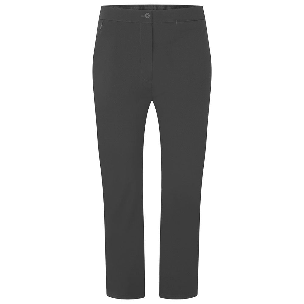 Girls Sturdy Fit Trouser Half Elasticated Black & Grey