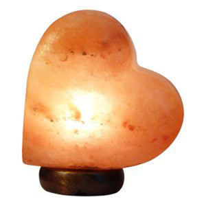 Himalayan Heart Shaped Pink Crystal Rock Salt Lamp Healing 100% Authentic Lamp Mother's Day Gift