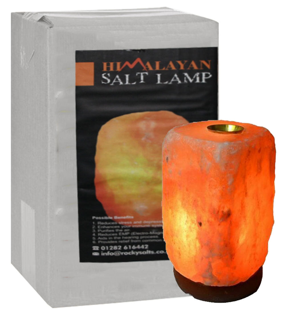 Himalayan Oil Diffuser 1-2 KG Crystal Salt Lamp UK Switch Cable +2 FREE Bulbs Mother's Day Gift