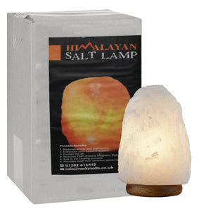 Himalayan Salt Lamp Crystal White Rock Lamp Natural Healing 100% Genuine Mother's Day Gift