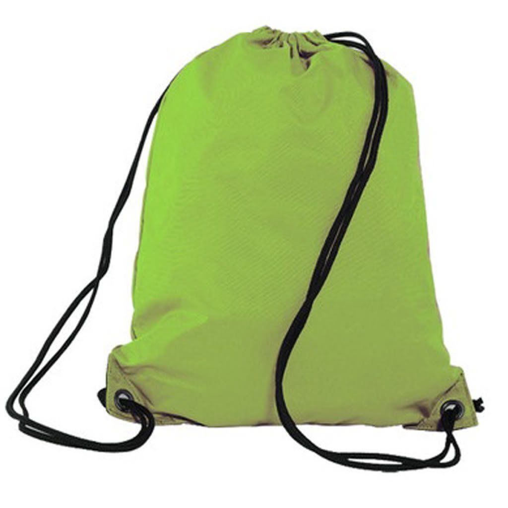 Plain PE Drawstring Bag