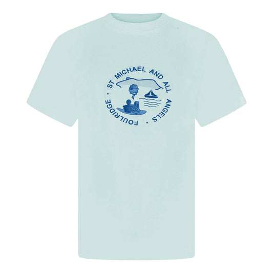 ST. Michael & Angels Primary PE Shirt Light Blue