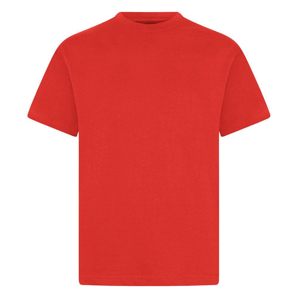 Reedley Primary Red P.E. Shirt Plain & Logo