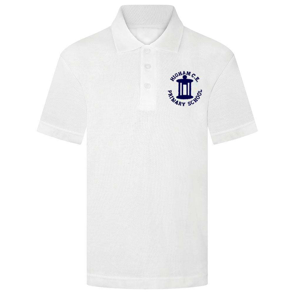 Higham St Primary Polo Shirt Plain & Logo