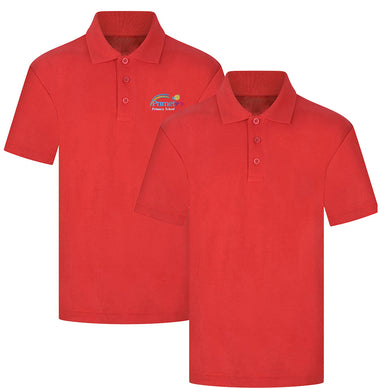 Primet Primary Red Polo Shirt