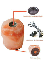 Himalayan Oil Diffuser 1-2 KG Crystal Salt Lamp UK Switch Cable +2 FREE Bulbs Mother's Day Gift