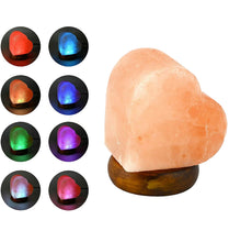 Himalayan Heart USB LED Colour Changing Rock Salt Lamp Mother's Day Gift