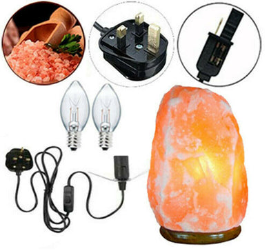 Himalayan Salt Lamp Crystal Pink Rock Lamp Natural Healing 100% Genuine Mother's Day Gift