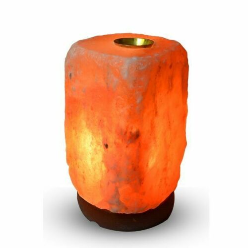 Himalayan Oil Diffuser 1-2 KG Crystal Salt Lamp UK Switch Cable +2 FREE Bulbs Mother's Day Gift